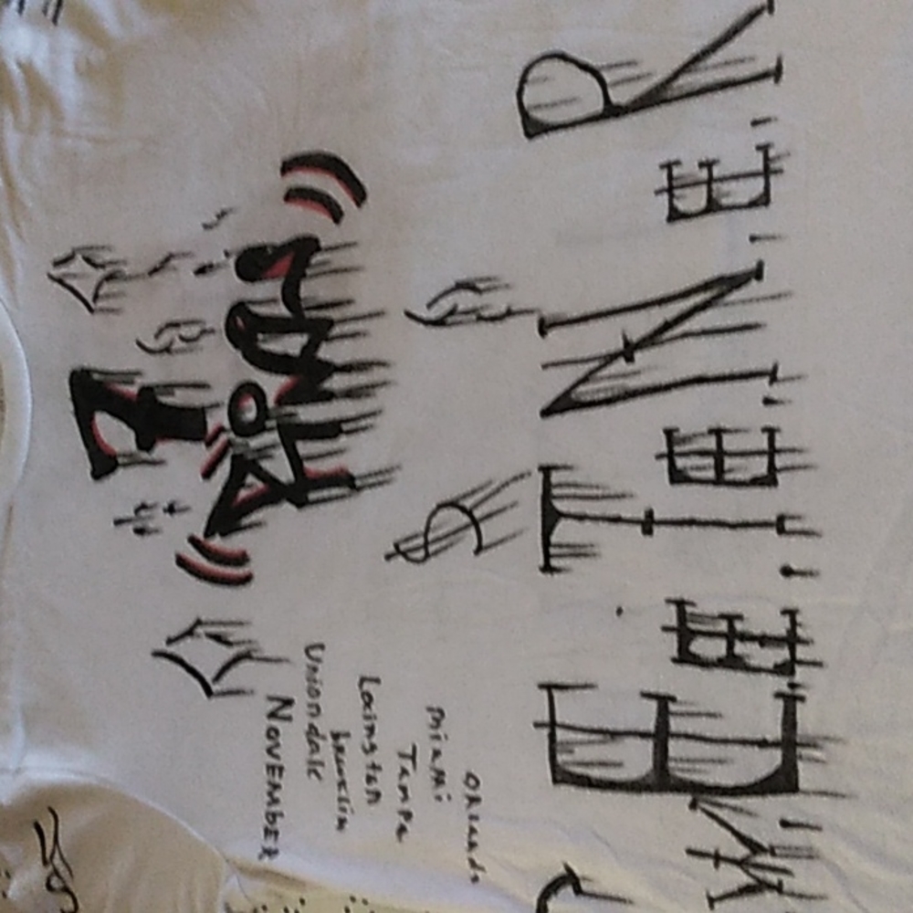 Ariana grande 7 rings custom tour one of a kind shirt worn once